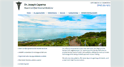 Desktop Screenshot of josephcapernamd.com