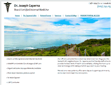 Tablet Screenshot of josephcapernamd.com